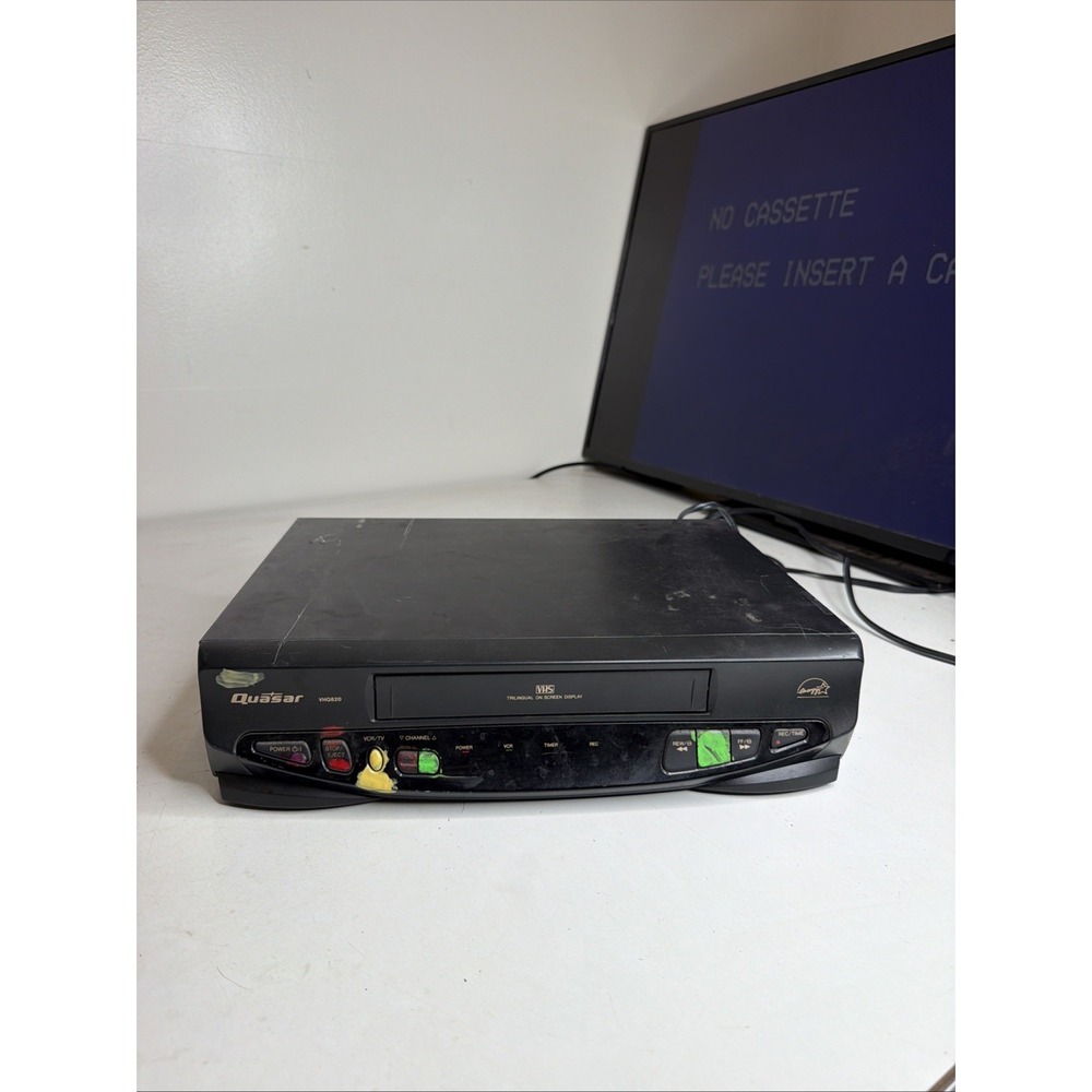 Vintage Quasar VHQ-820 VHS Omnivision VCR Player - No Remote